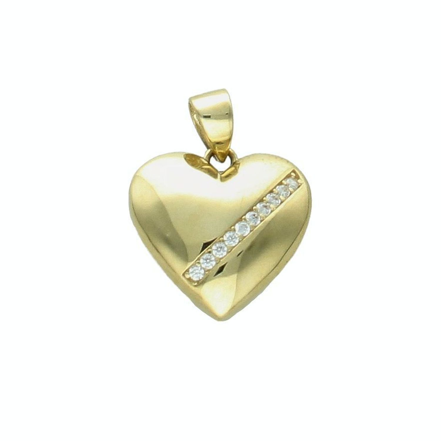 Złota zawieszka damska 375 wypukłe Serce z pasmem cyrkonii ZA 5550 375.jpg